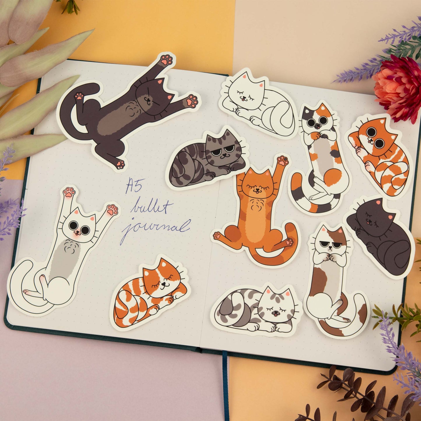 ''Silly kitty'' BUNDLE - 11 silly kitty die cuts