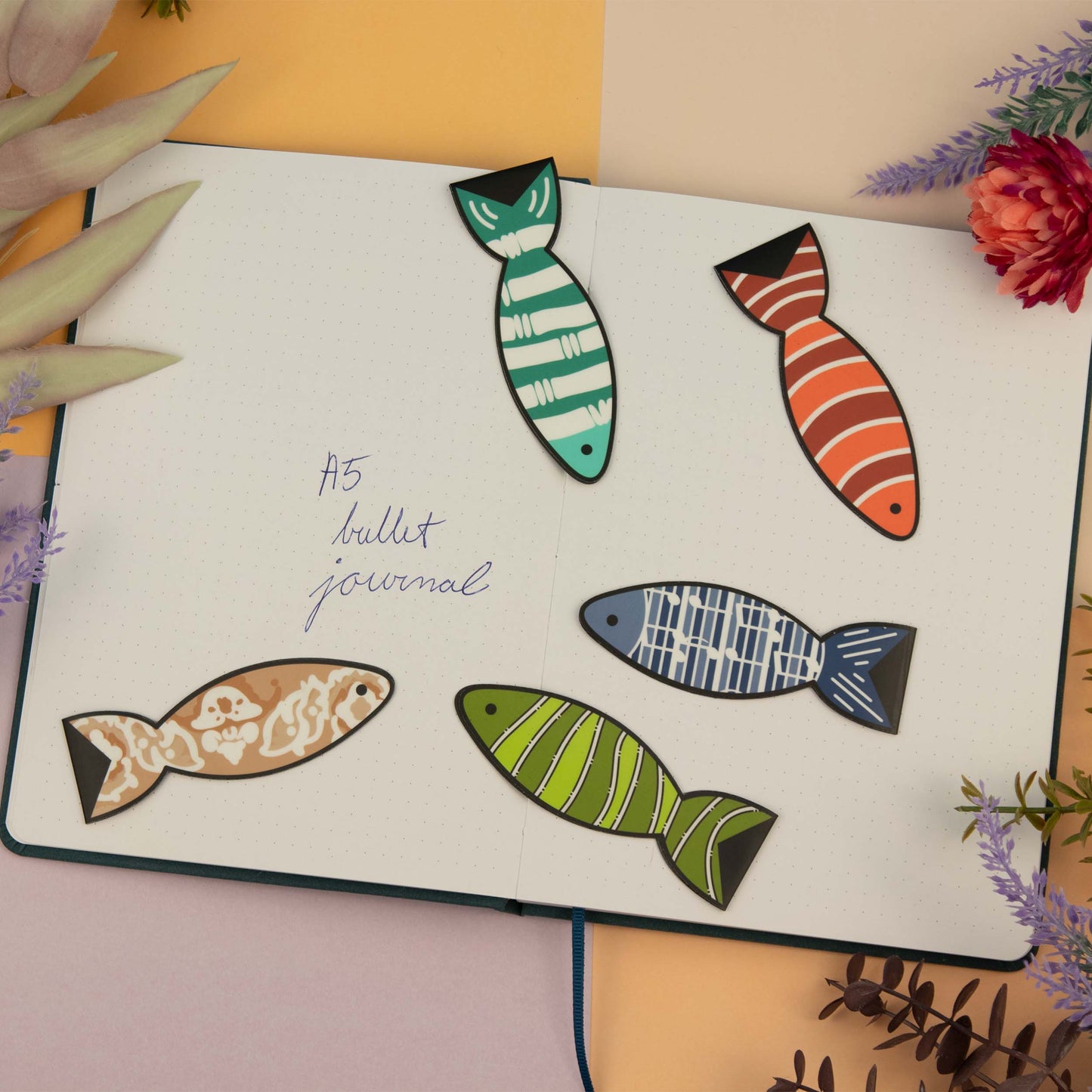 ''Fish'' Magnetic Bookmark - Multiple colors