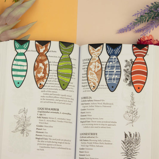 ''Fish'' Magnetic Bookmark - Multiple colors