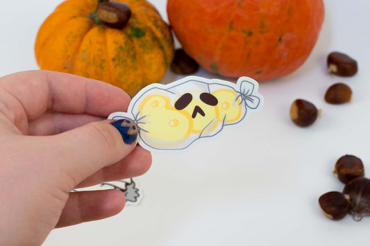 BOO-licious Ghost Candy Sticker