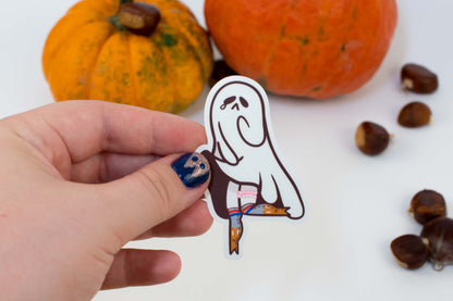 Set of 10 Ghost Stickers