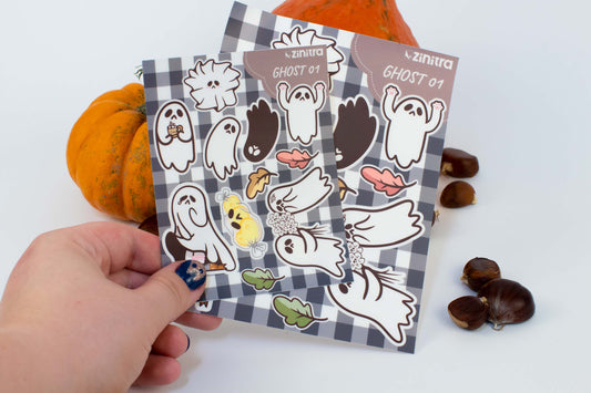 Ghostly Sticker Sheet