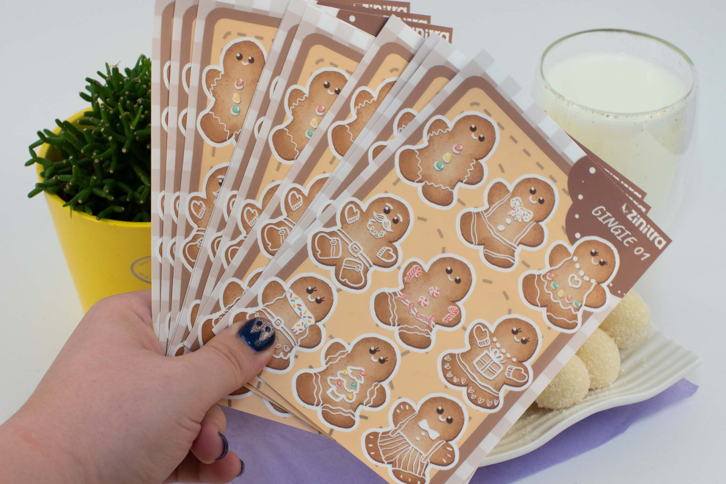 Gingerbread Sticker Sheet