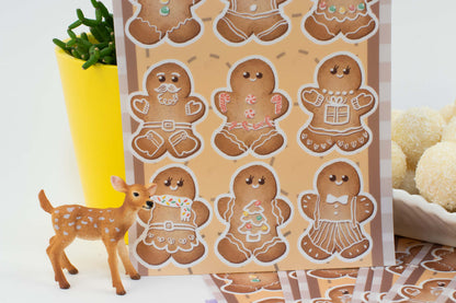 Gingerbread Sticker Sheet