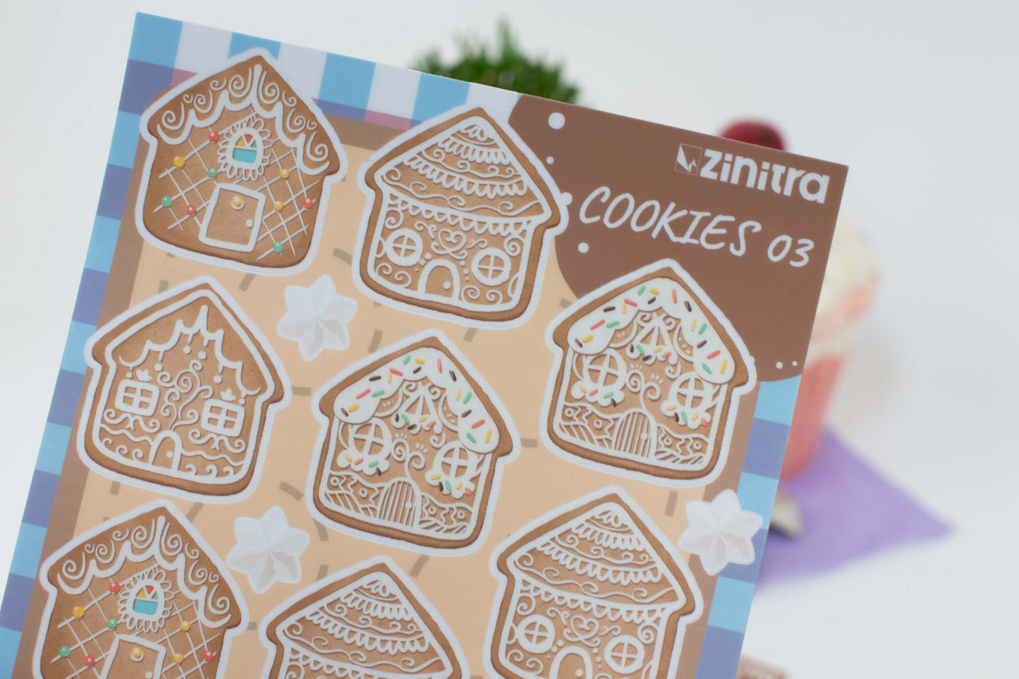 Gingerbread Houses Sticker Sheet