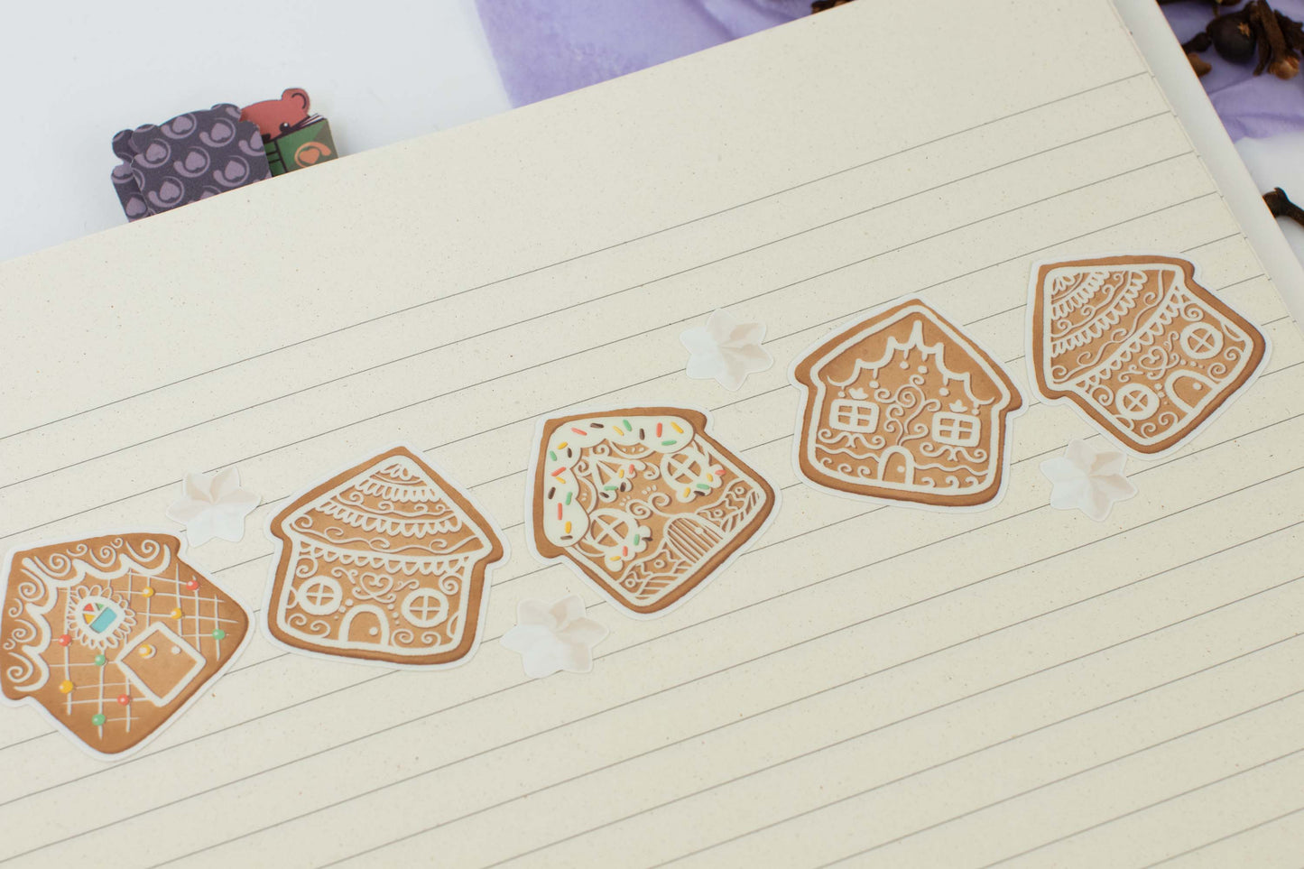 Gingerbread Houses Sticker Sheet