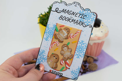 Gingerbread Magnetic Bookmark