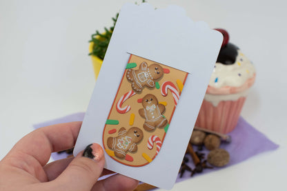 Gingerbread Magnetic Bookmark