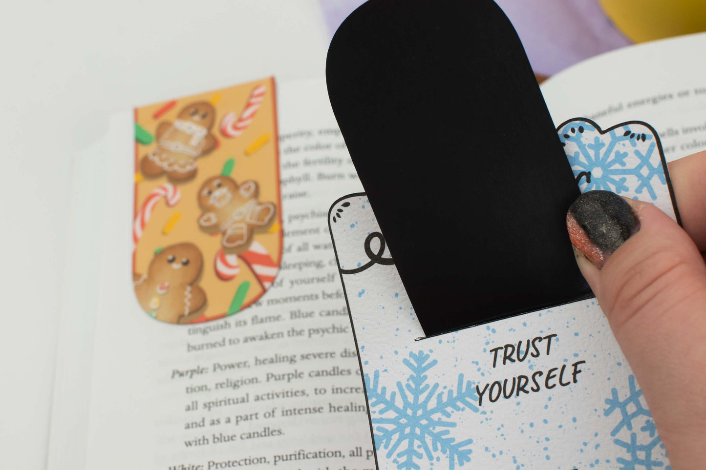 Cozy Kitty Magnetic Bookmark