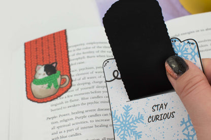 Cozy Kitty Magnetic Bookmark