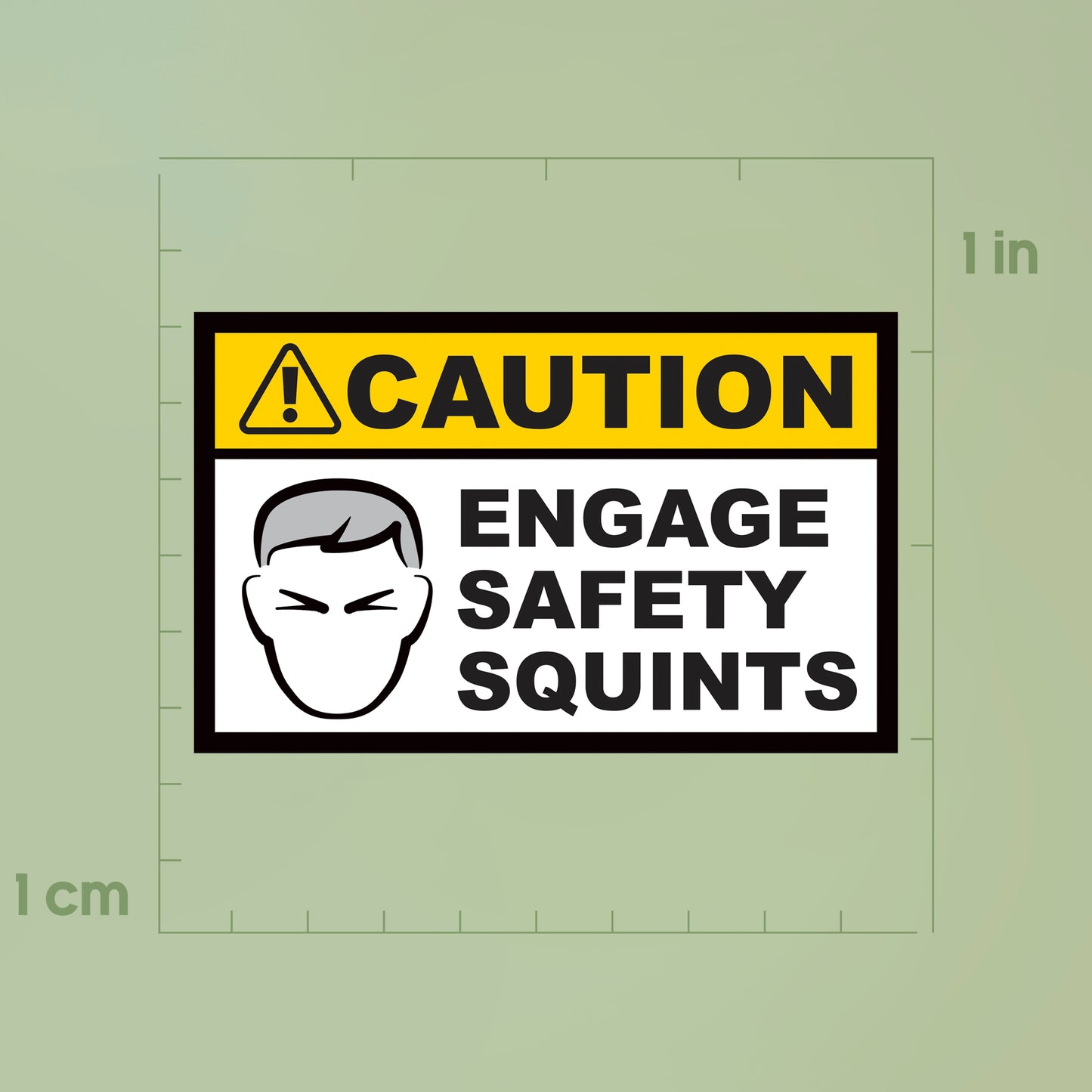 Safety Squints Single Sticker