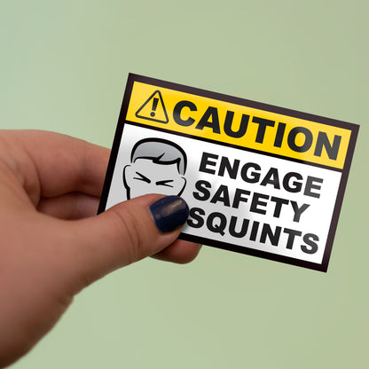 Safety Squints Single Sticker