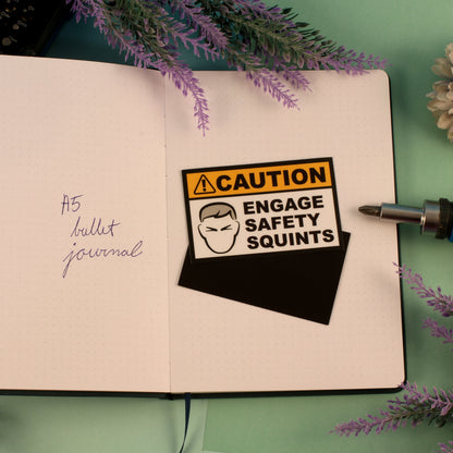''Safety Squints'' nalepka