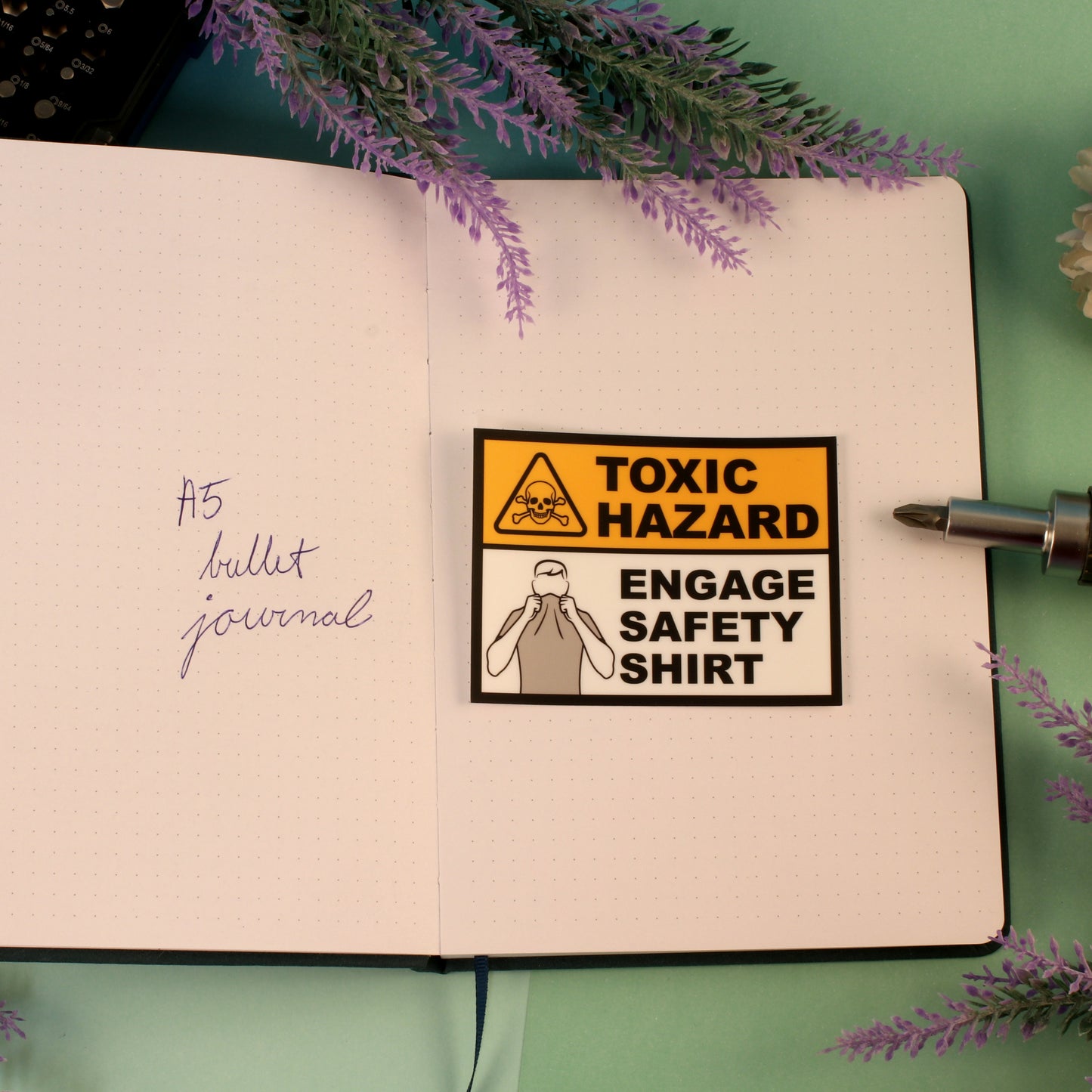 Toxic Hazard Sticker