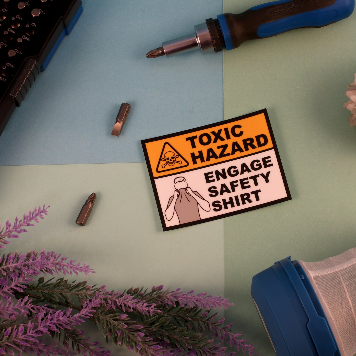 Toxic Hazard Sticker